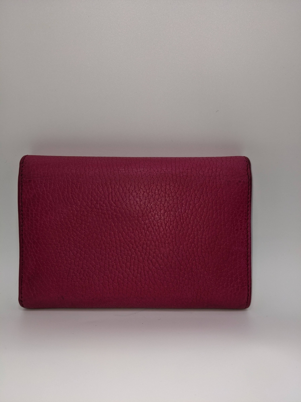 Gucci Pink Pebbled Leather Continental Wallet - Picture 3 of 6